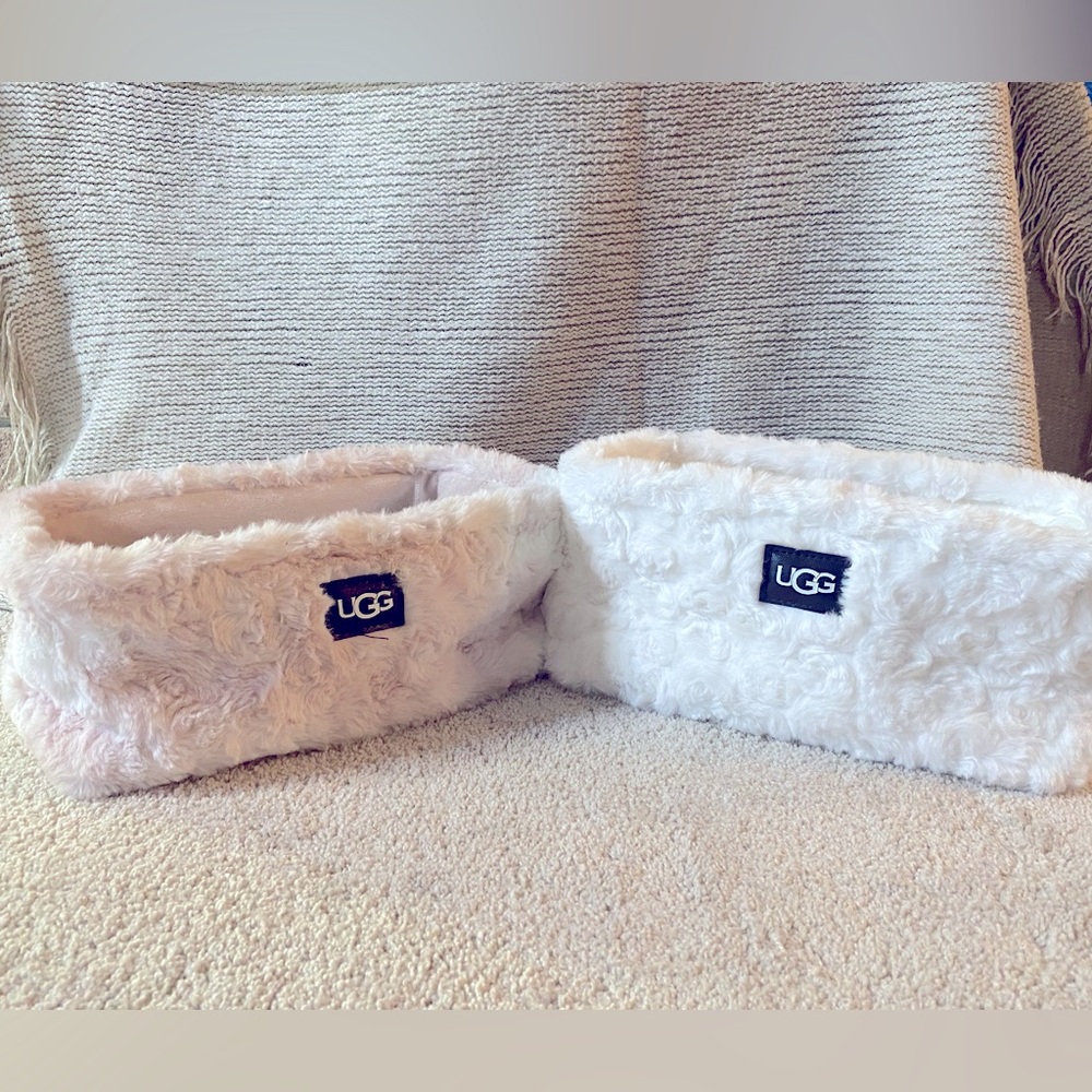 UGG set of Two Sherpa Mini Storage Bins